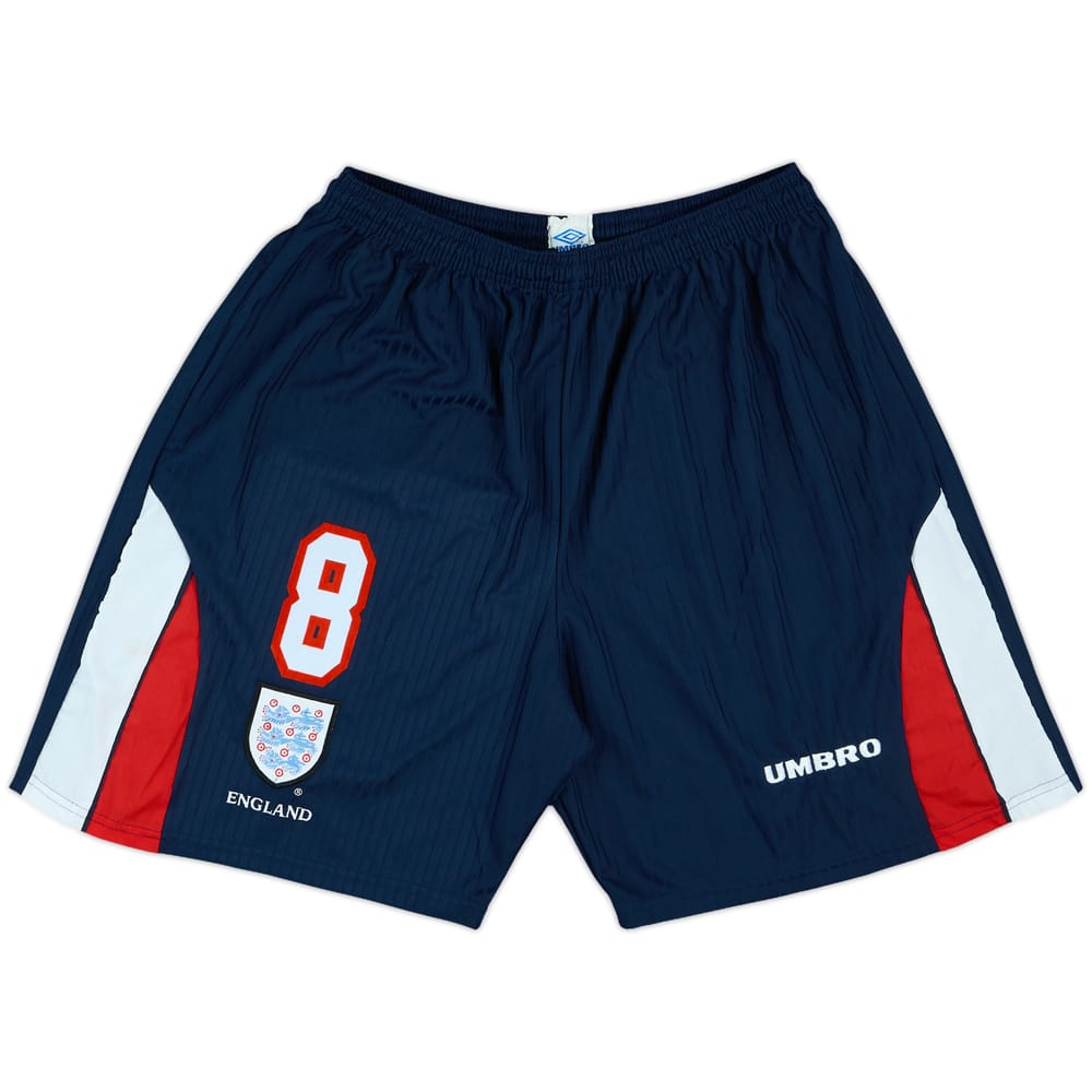 1997-99 England Player Issue Home Shorts #8 - 7/10 - (XXL)