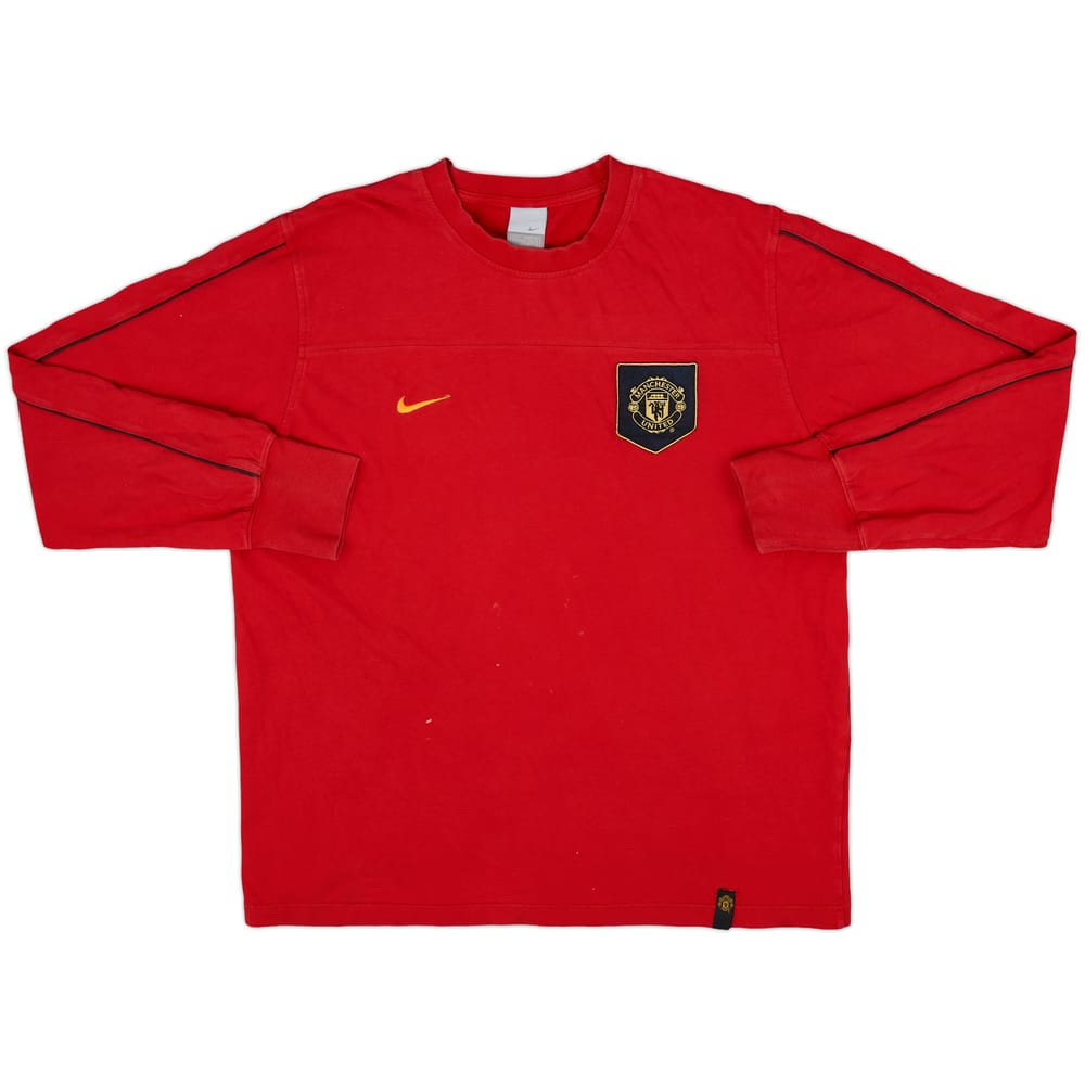 2004-05 Manchester United Nike Heritage Sweat Top - 8/10 - (L)