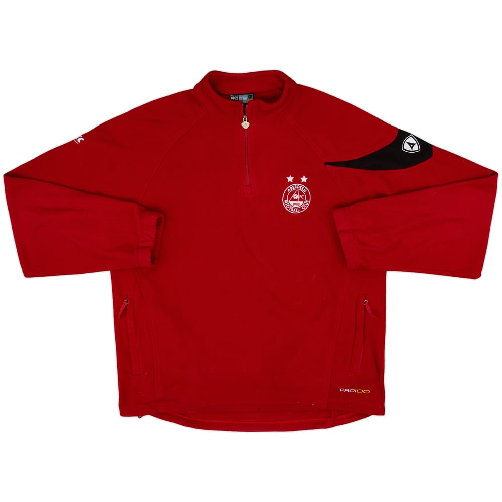 2008-09 Aberdeen Avec 1/4 Zip Fleece Training Top - 9/10 - (L)