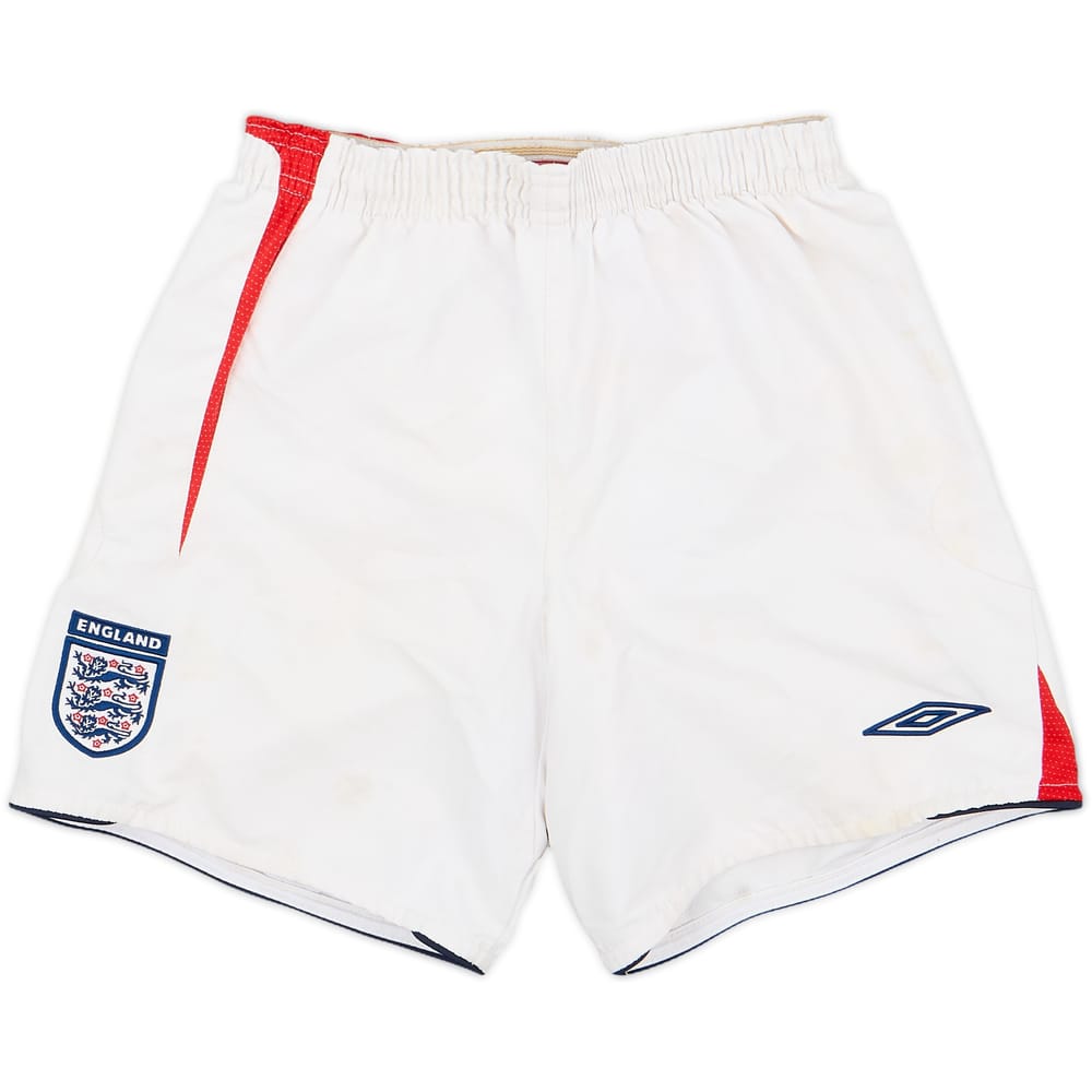 2005-07 England Alternative Home Shorts - 6/10 - (M.Boys)