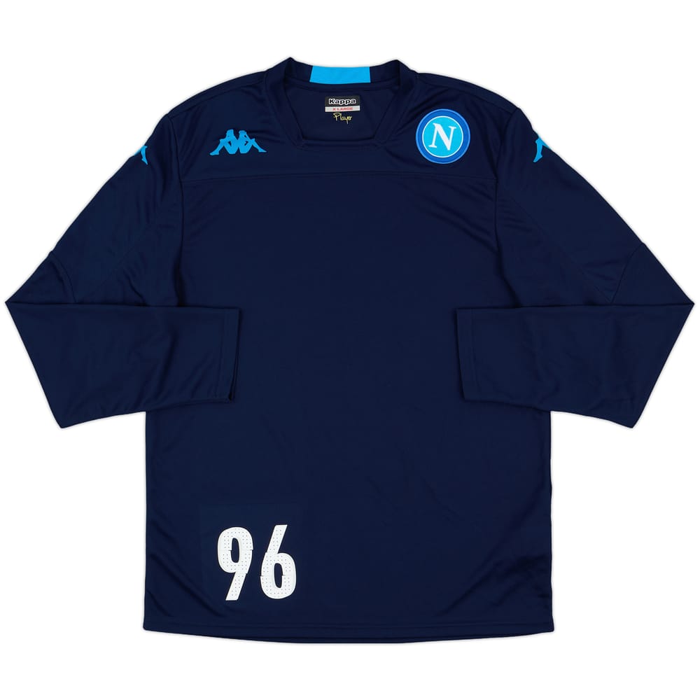2017-18 Napoli Kappa Player Issue Sweat Top #96 - 10/10 - (XL)