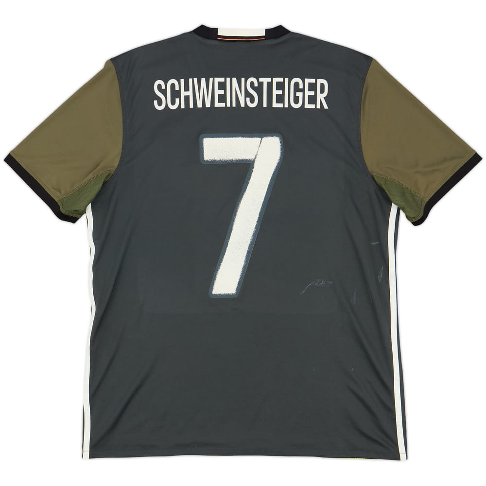 2015-17 Germany Away Shirt Schweinsteiger #7 - 7/10 - (L)