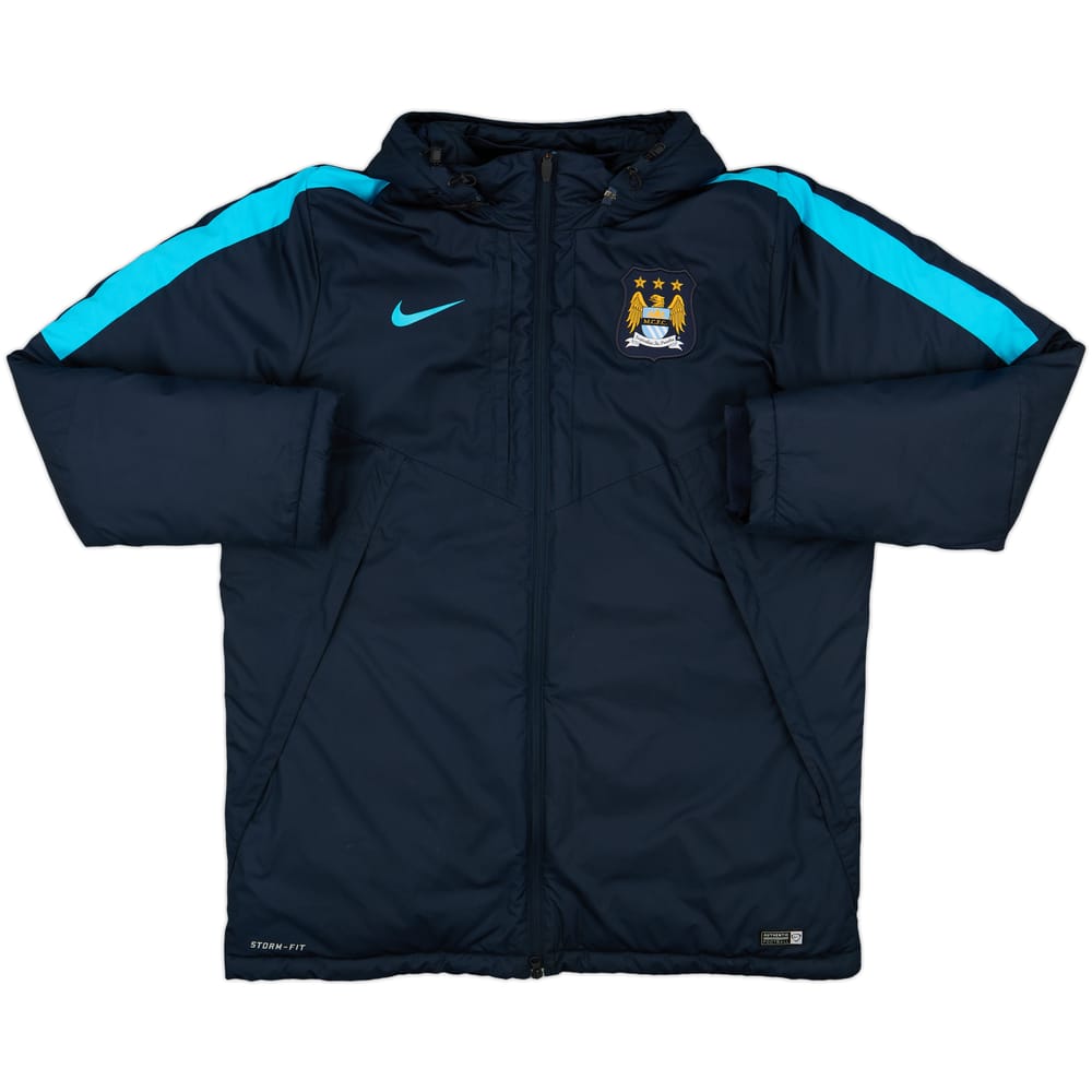 2015-16 Manchester City Nike Storm-Fit Bench Jacket - 9/10 - (XL)