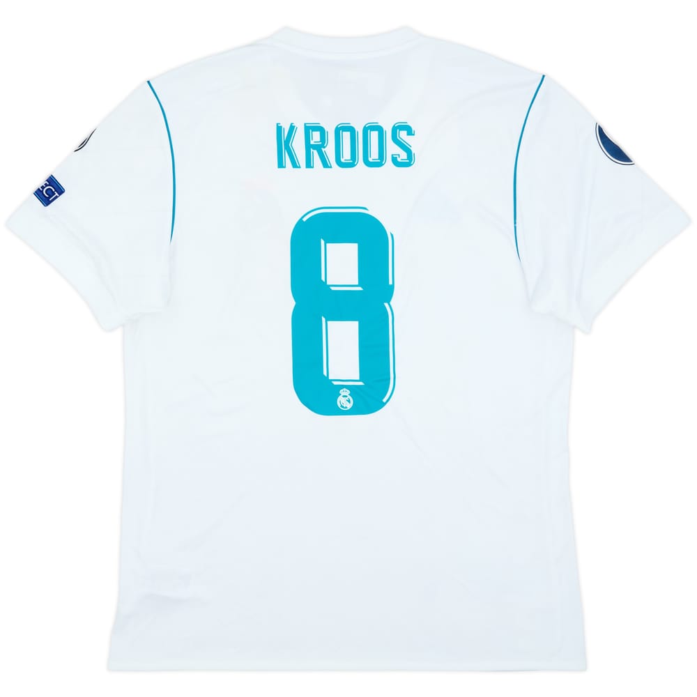2017-18 Real Madrid Home Shirt Kroos #8 (L)