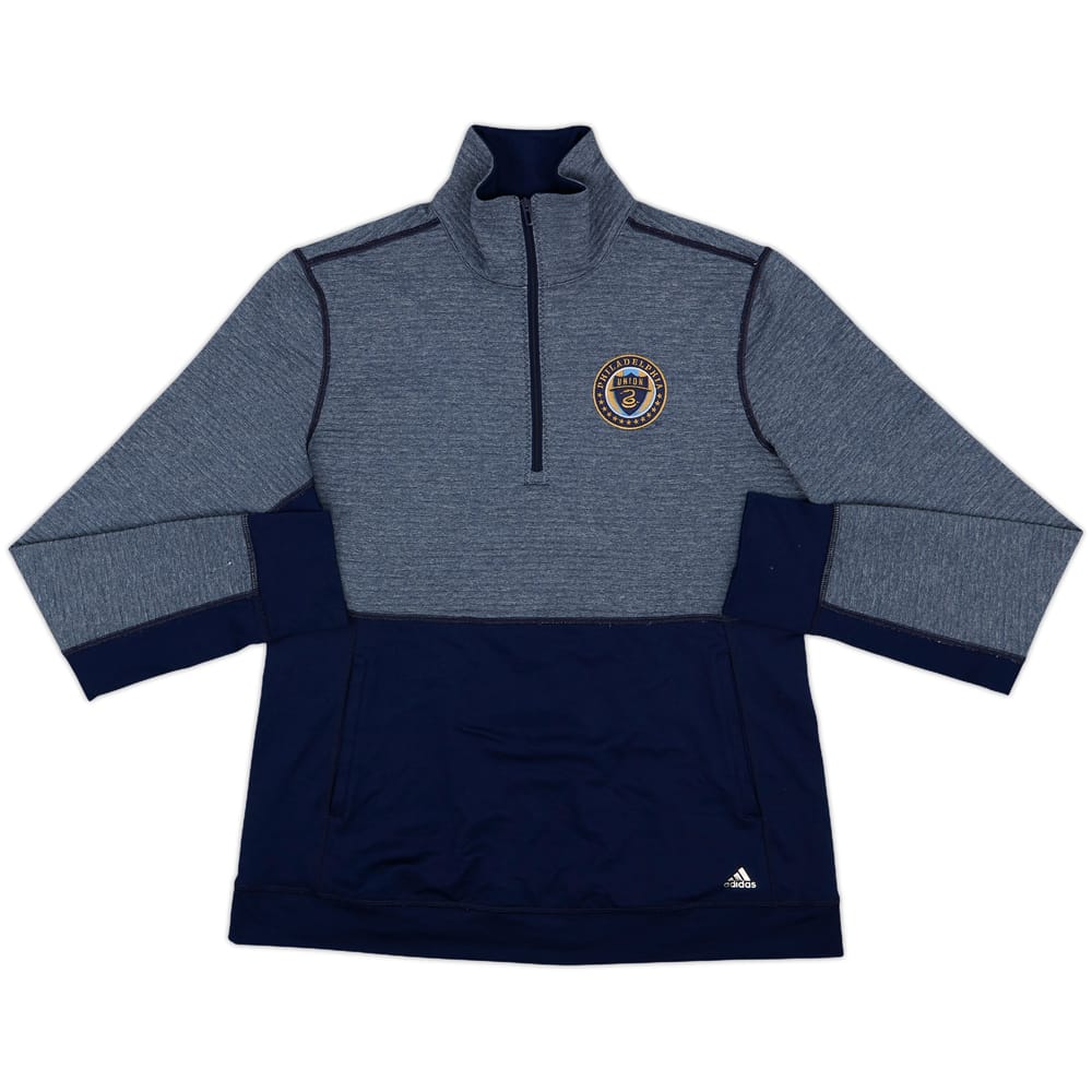 2015 Philadelphia Union adidas 1/4 Zip Training Top - 8/10 - (L.Boys)
