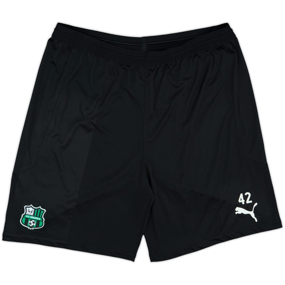 2021-22 Sassuolo Player Issue Puma Training Shorts #42 - 8/10 - (XL)