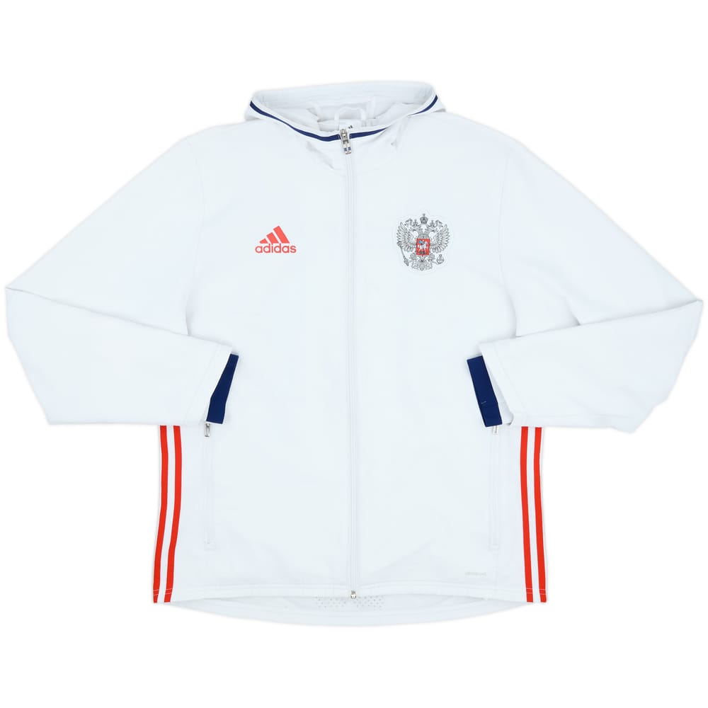 2015-16 Russia adidas Hooded Track Jacket - 7/10 - (L)