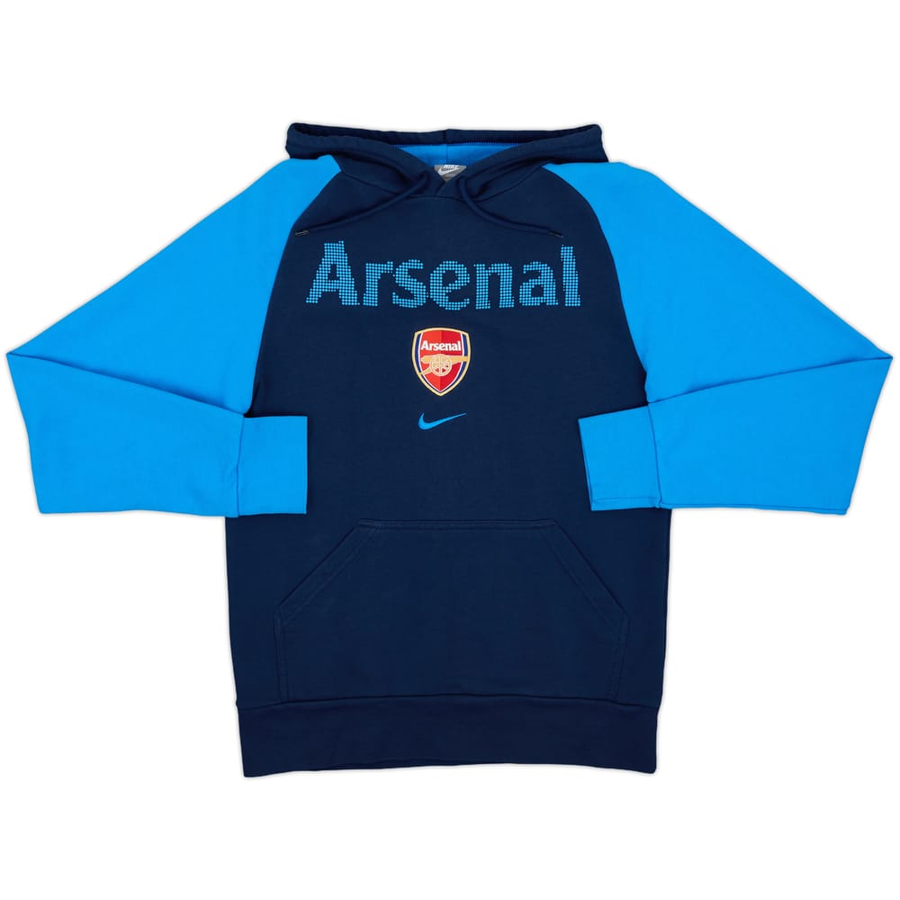 2009-10 Arsenal Nike Hooded Sweat Top - 10/10 - (S)