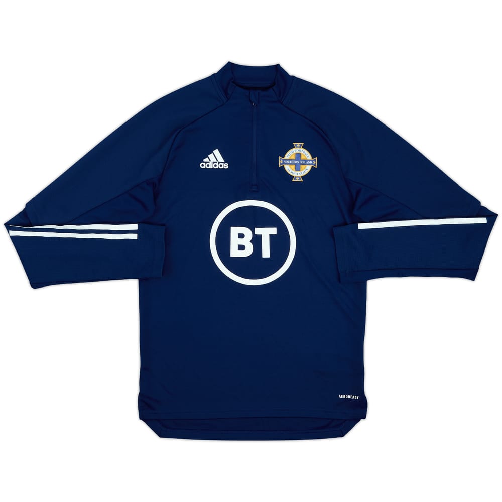 2019-20 Northern Ireland adidas 1/4 Zip Drill Top - 10/10 - (XS)