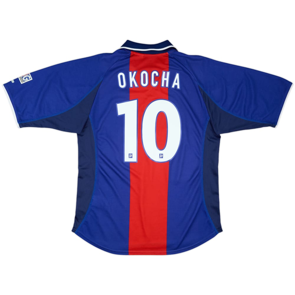 2000-01 Paris Saint-Germain Home Shirt Okocha #10 - 8/10 - (L)