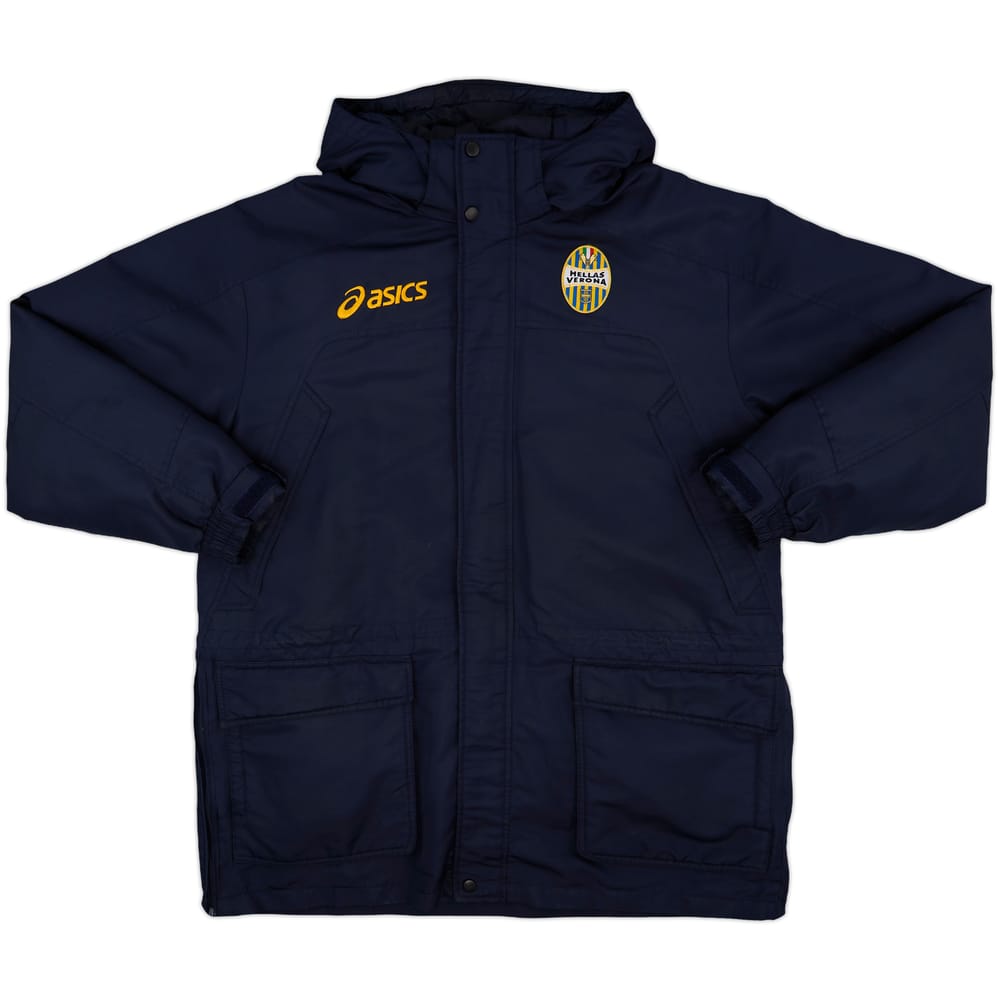 2009-10 Hellas Verona Asics Padded Bench Coat - 8/10 - (XL)