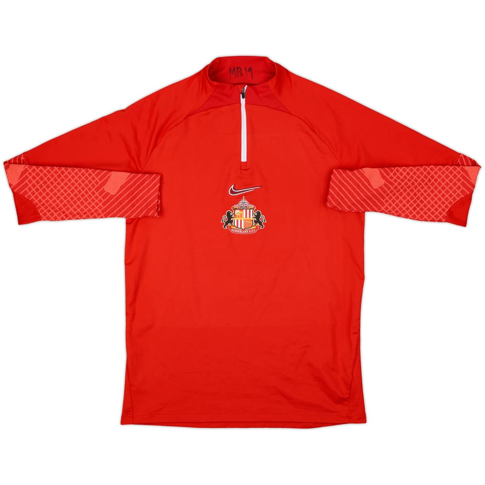 2022-23 Sunderland Nike 1/4 Zip Drill Top - 8/10 - (M)