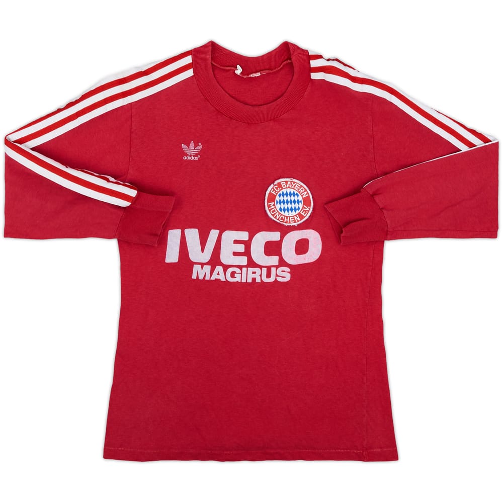 1982-83 Bayern Munich Home L/S Shirt - 7/10 - (Y)