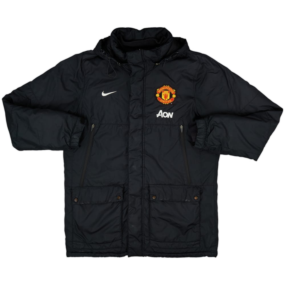 2013-14 Manchester United Padded Bench Coat - 7/10 - (L)
