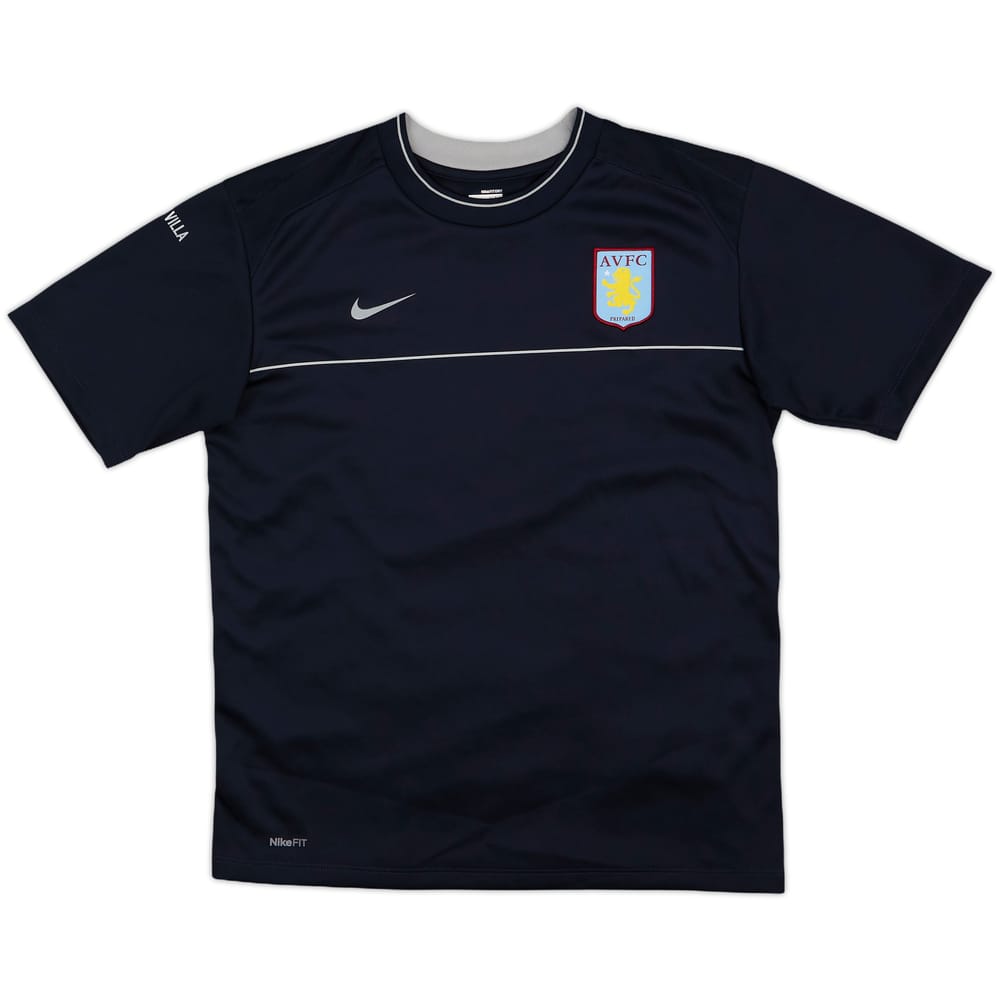 2008-09 Aston Villa Nike Training Shirt - 10/10 - (XL.Boys)