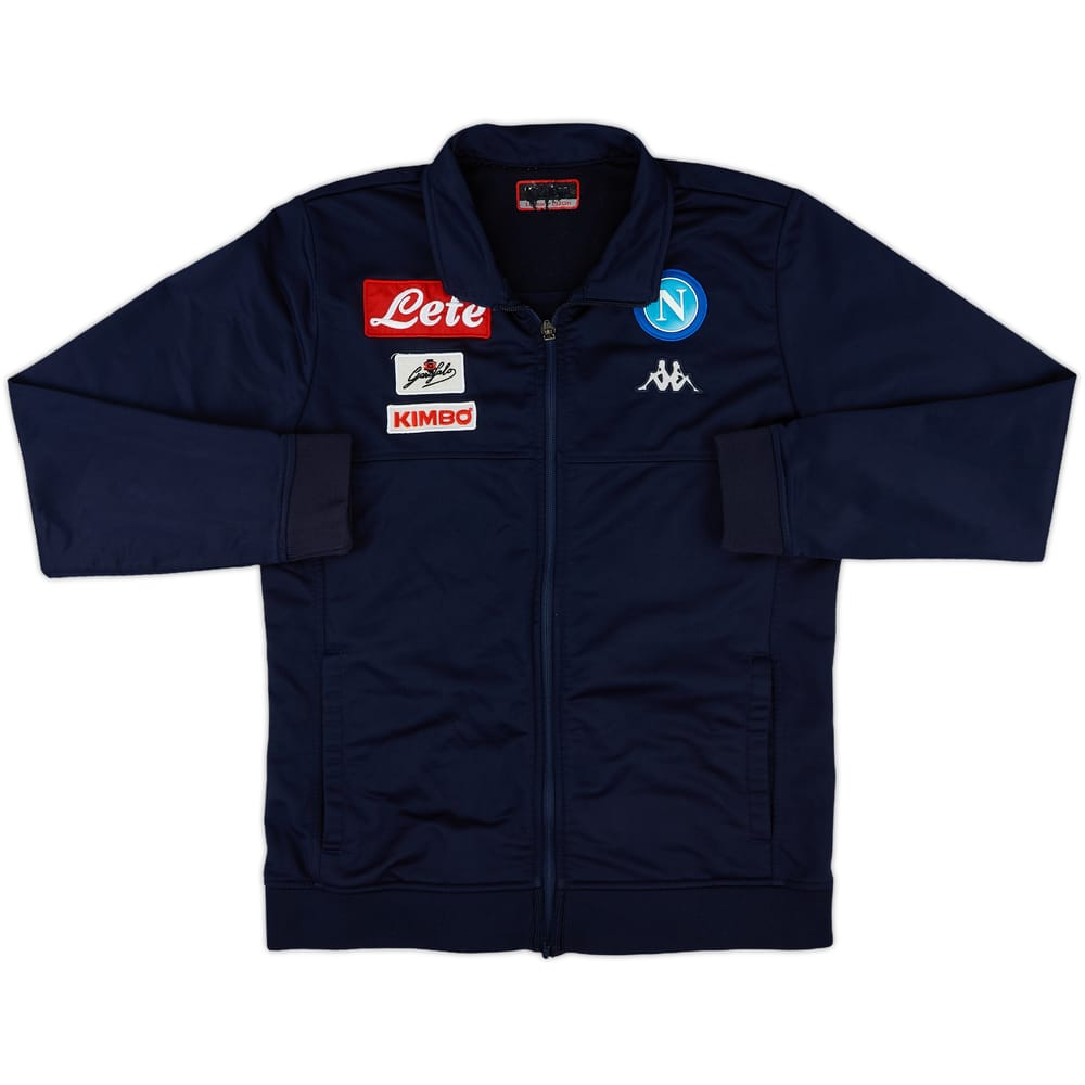 2015-16 Napoli Macron Track Jacket - 8/10 - (L.Boys)