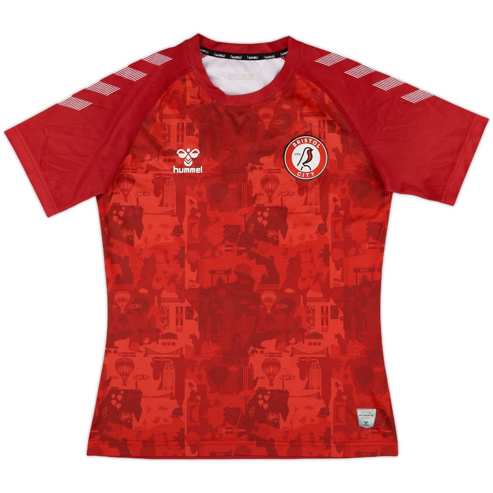 2021-22 Bristol City Hummel Training Shirt - 8/10 - (XL.Boys)