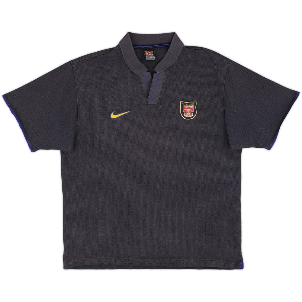 1996-97 Arsenal Nike Polo Shirt - 8/10 - (M)