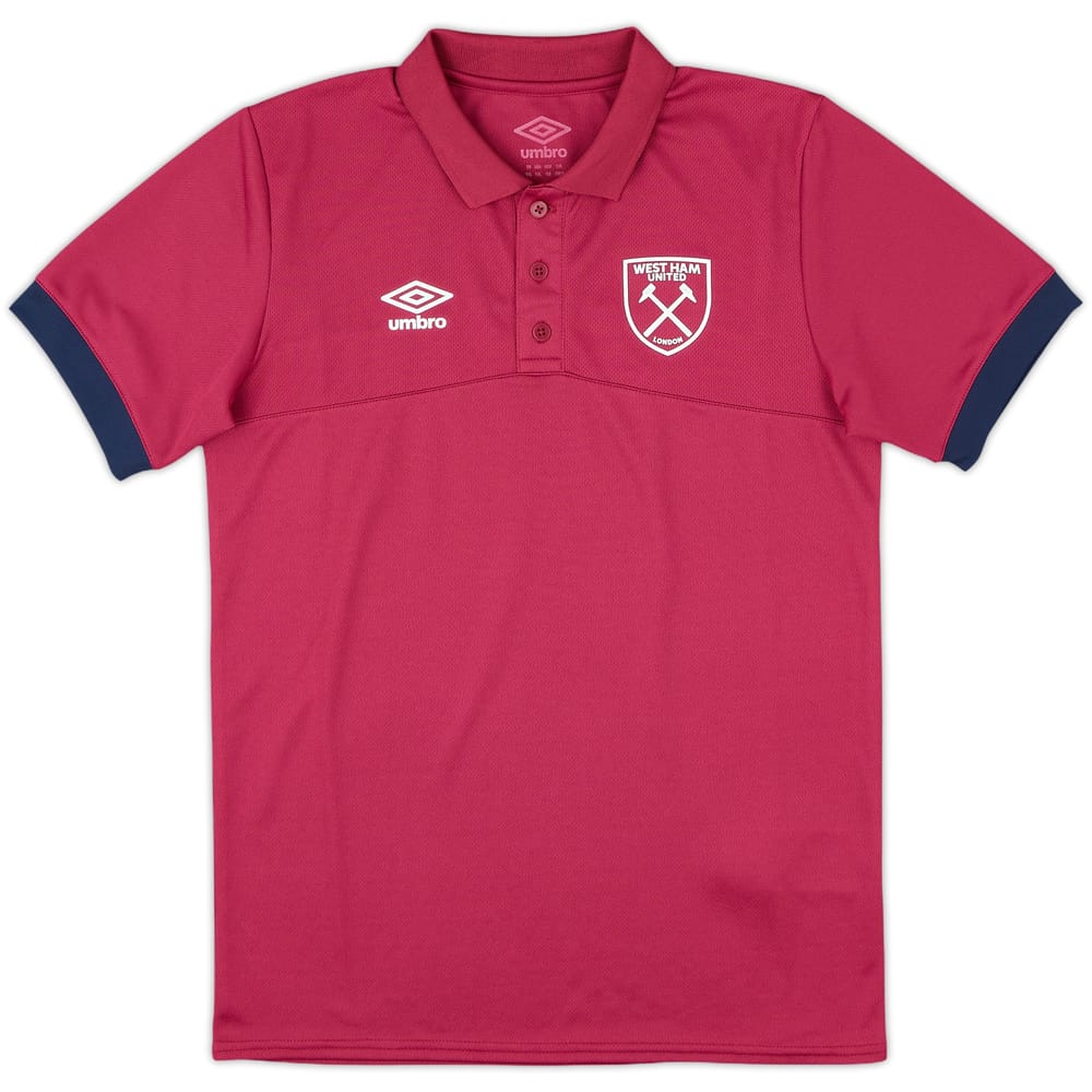 2017-18 West Ham Umbro Polo Shirt - 10/10 - (XL.Boys)