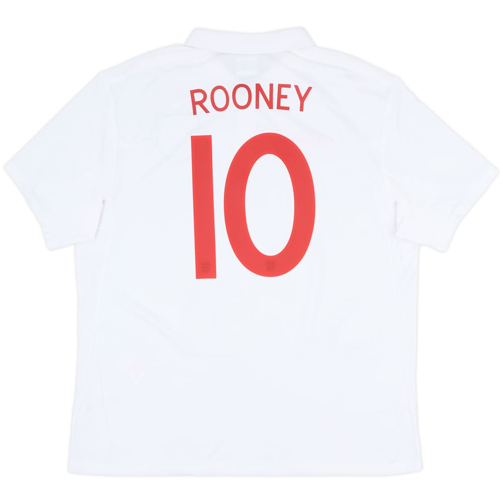 2010-11 England Home Shirt Rooney #10 - 6/10 - (XL)