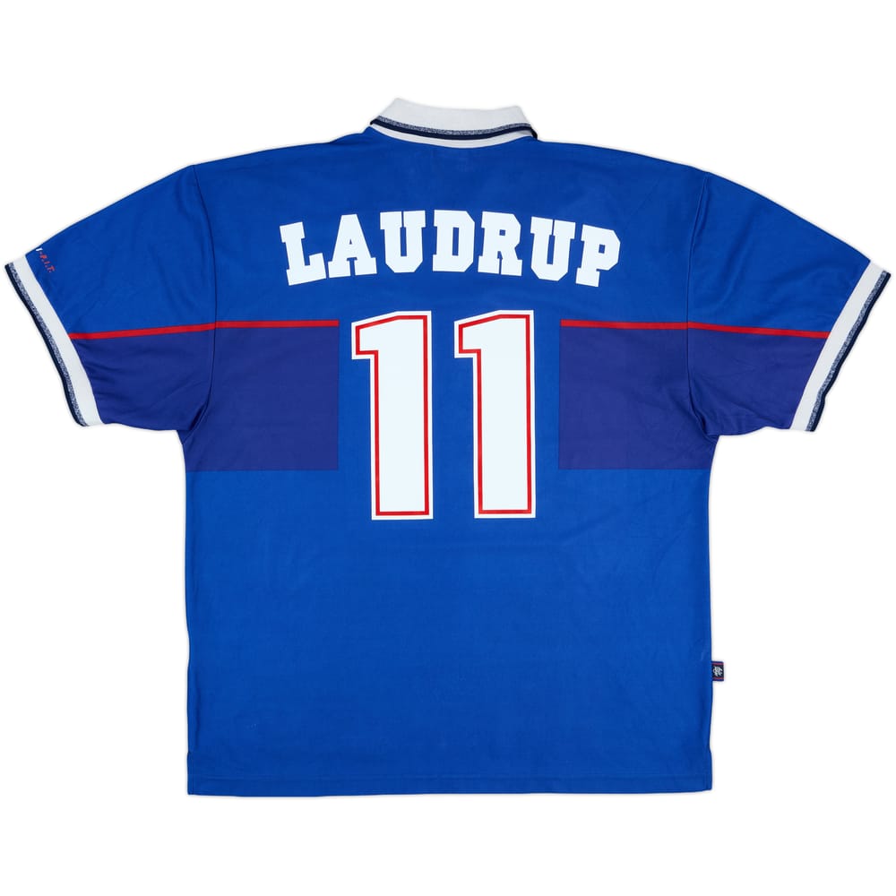 1997-99 Rangers Home Shirt Laudrup #11 - 9/10 - (XXL)