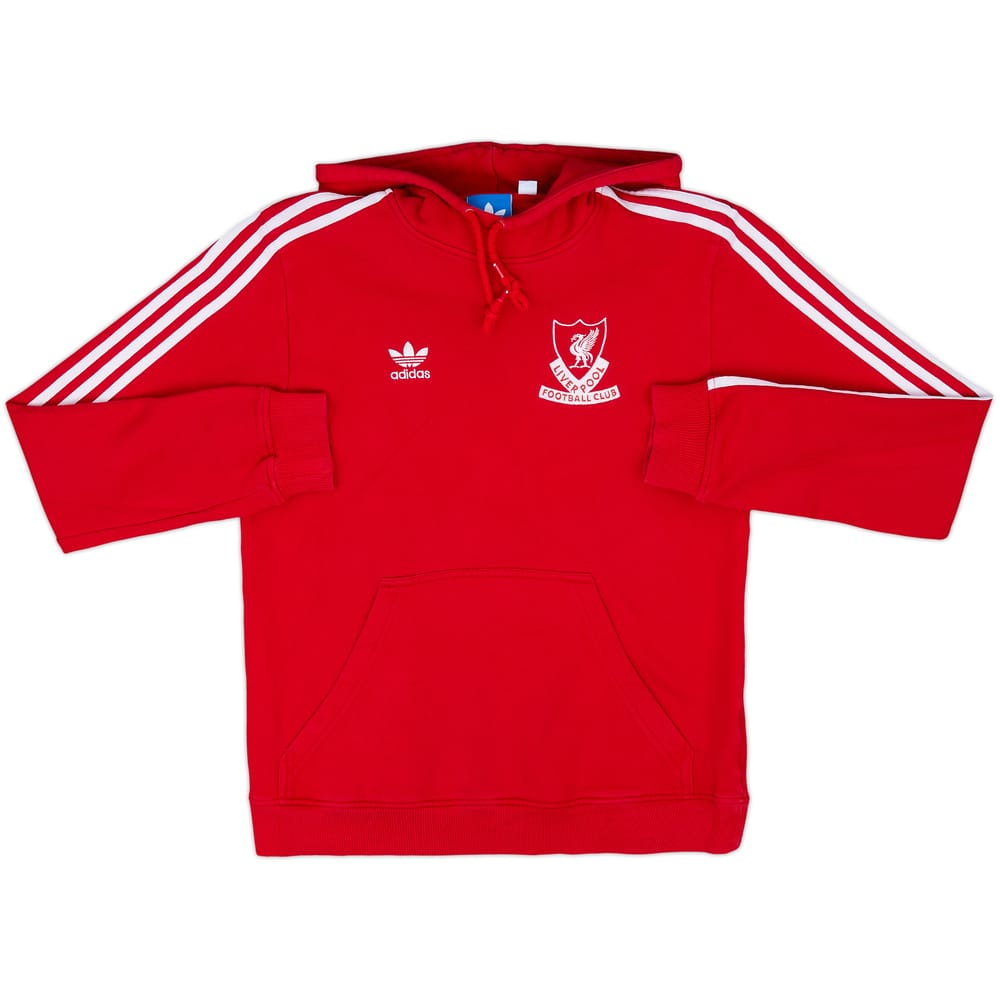 2010-11 Liverpool adidas Hooded Sweat Top - 7/10 - (S)