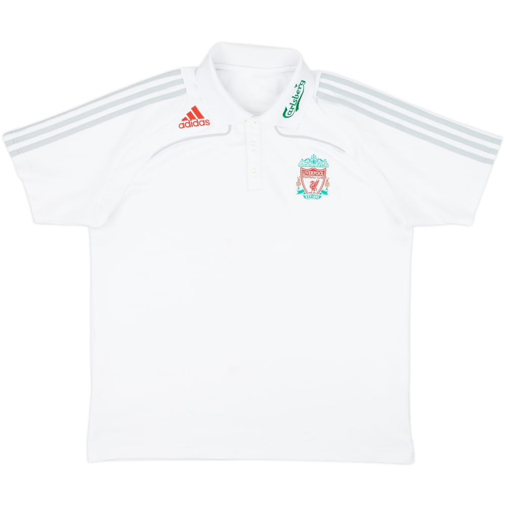 2008-09 Liverpool adidas Polo Shirt - 7/10 - (L)