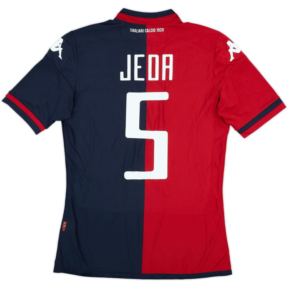 2016 Cagliari Match Issue 'Conti Day' Home Shirt Jeda #5