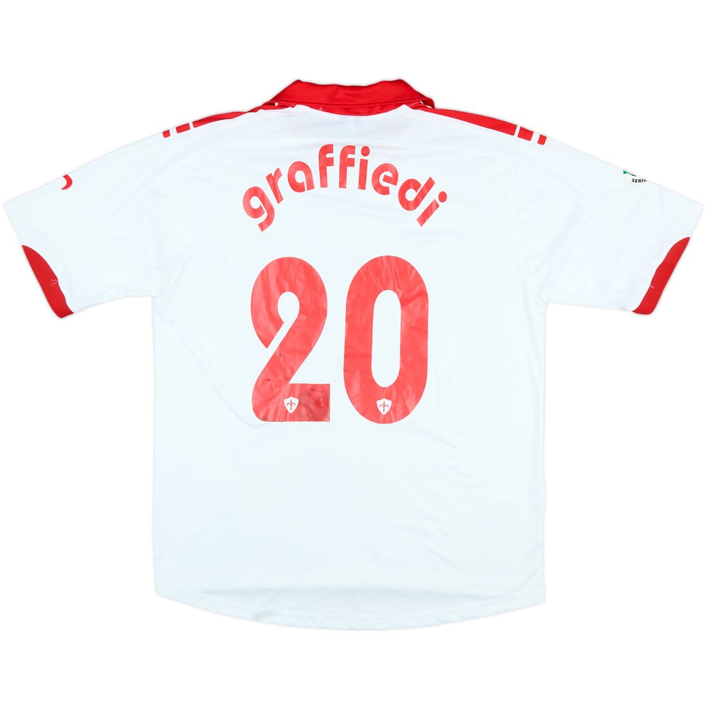 2007-08 Triestina Match Issue Away Shirt Graffiedi #20