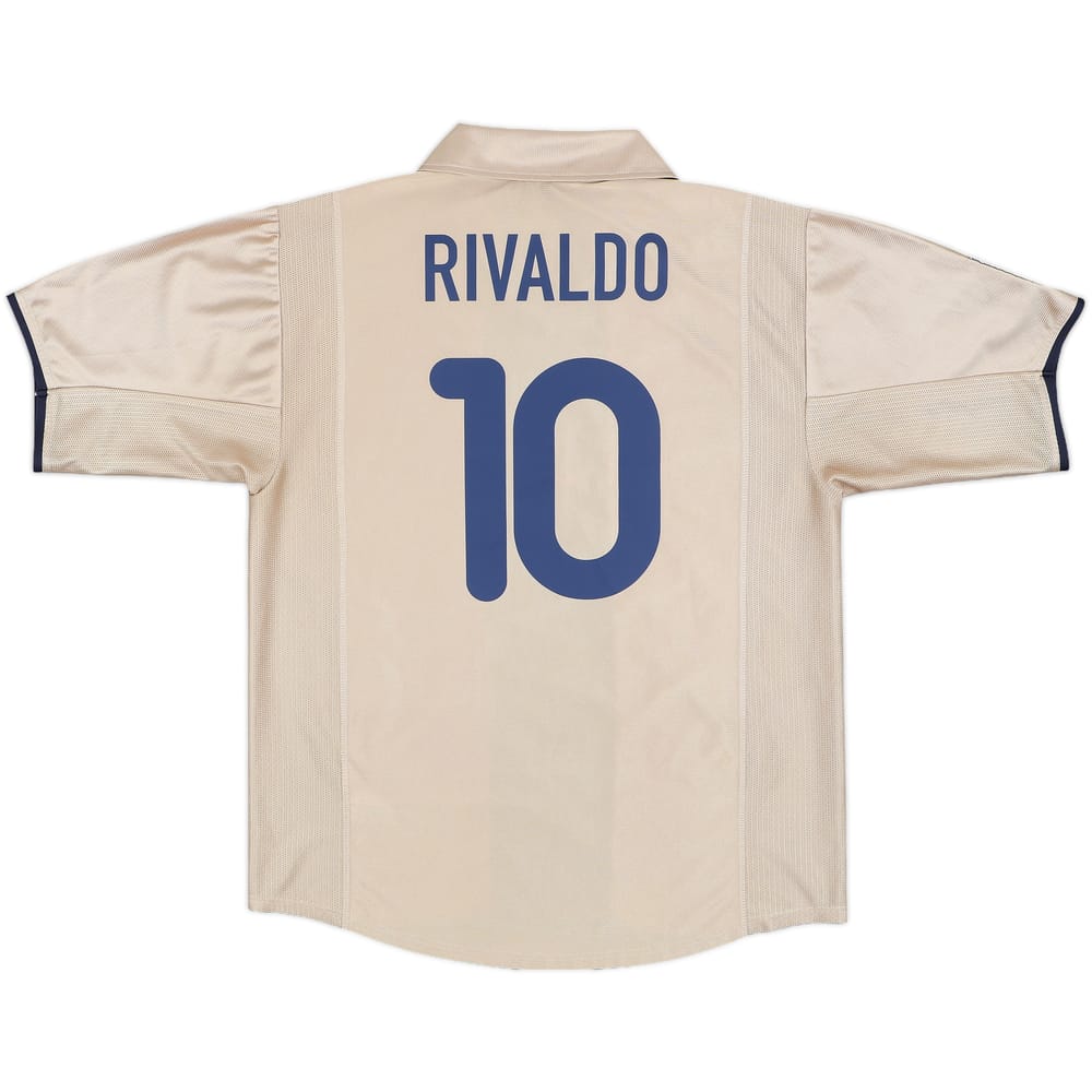 2001-03 Barcelona Away Shirt Rivaldo #10 - 8/10 - (M)