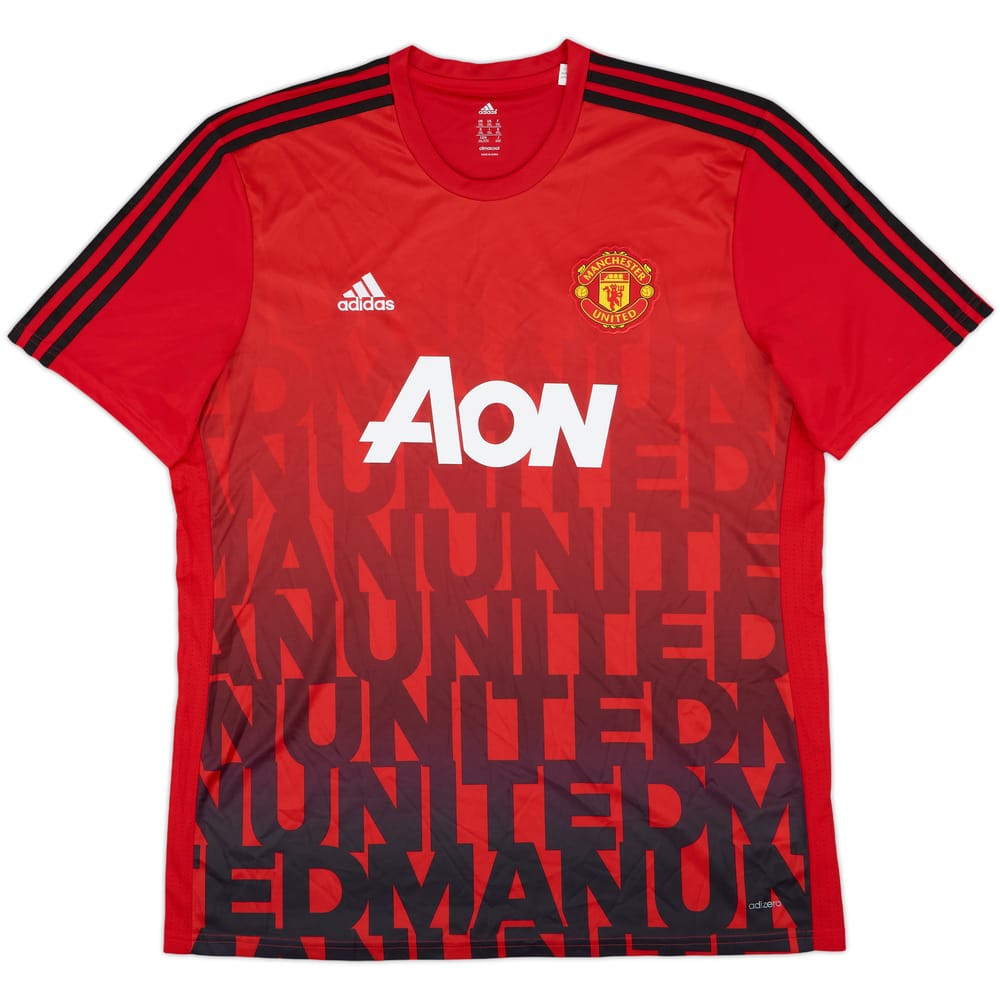 2015-16 Manchester United adidas Training Shirt - 9/10 - (XXL)