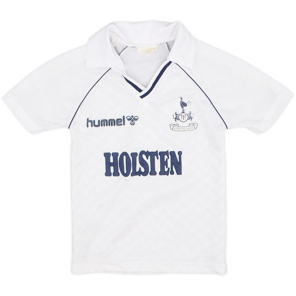 1987-89 Tottenham Home Shirt - 8/10 - (S.Boys)