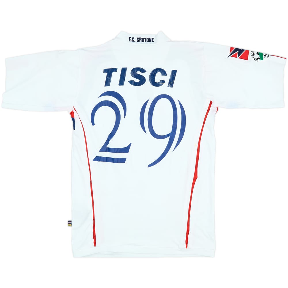 2006-07 Crotone Match Issue Away Shirt Tisci #29