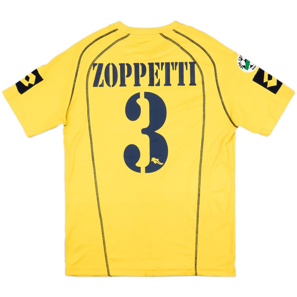 2005-06 Pescara Match Issue Third Shirt Zoppetti #3