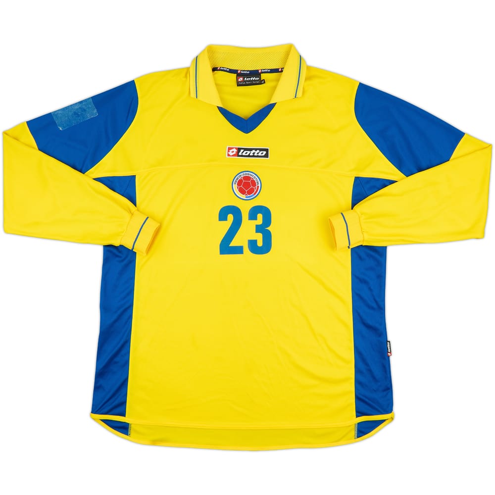 2003-04 Colombia Match Issue Home L/S Shirt #23