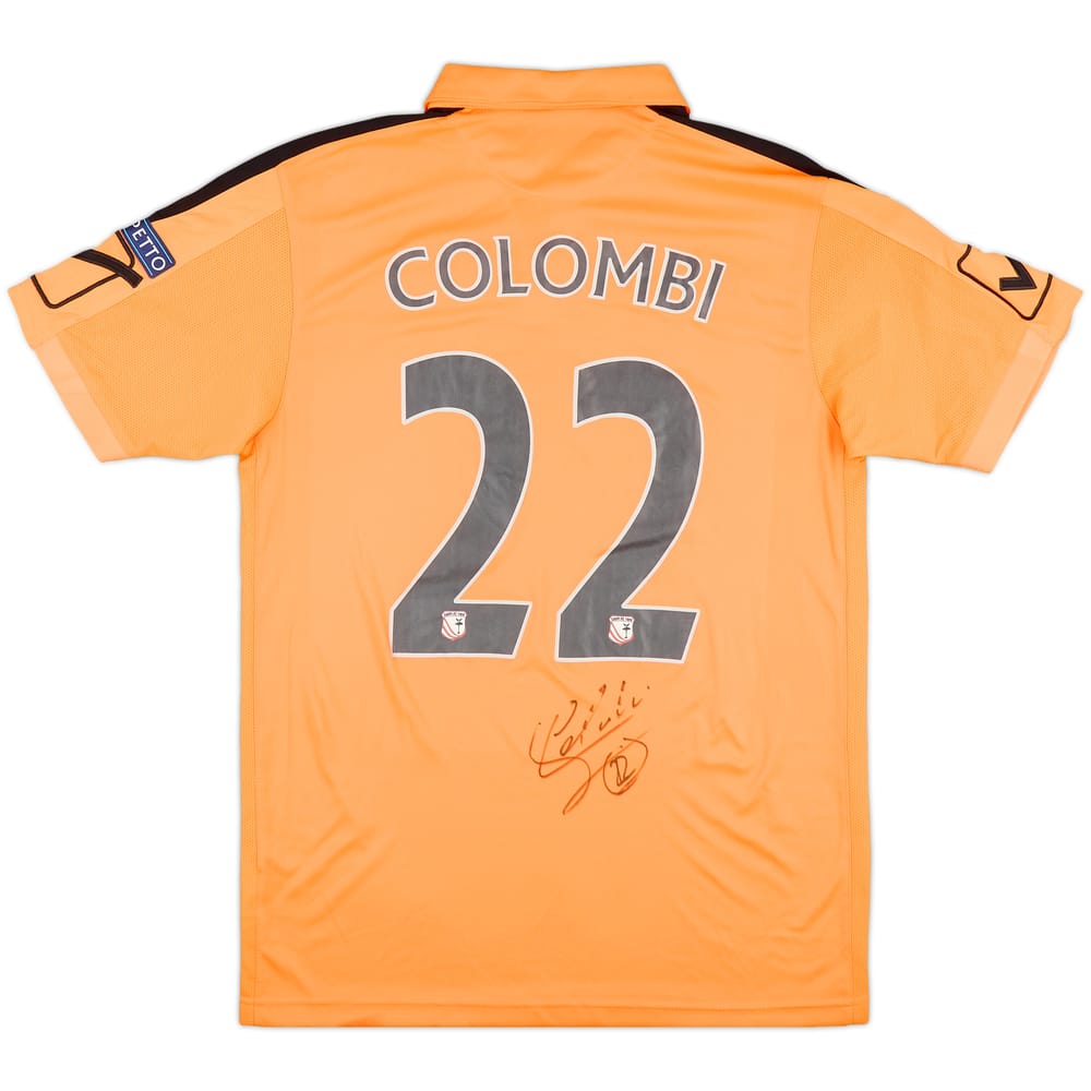 2017-18 Carpi Match Issue Signed GK Shirt Colombi #22