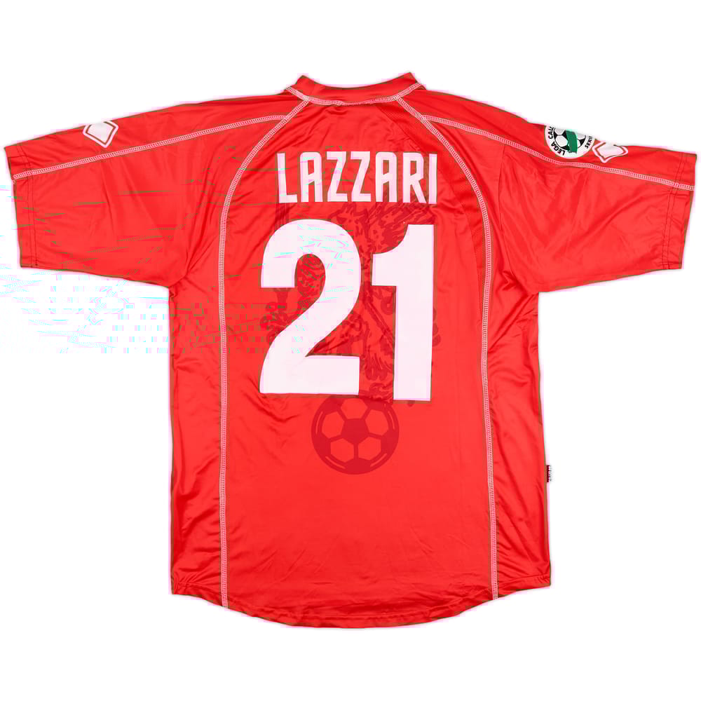 2007-08 Grosseto Match Issue Home Shirt Lazzari #21