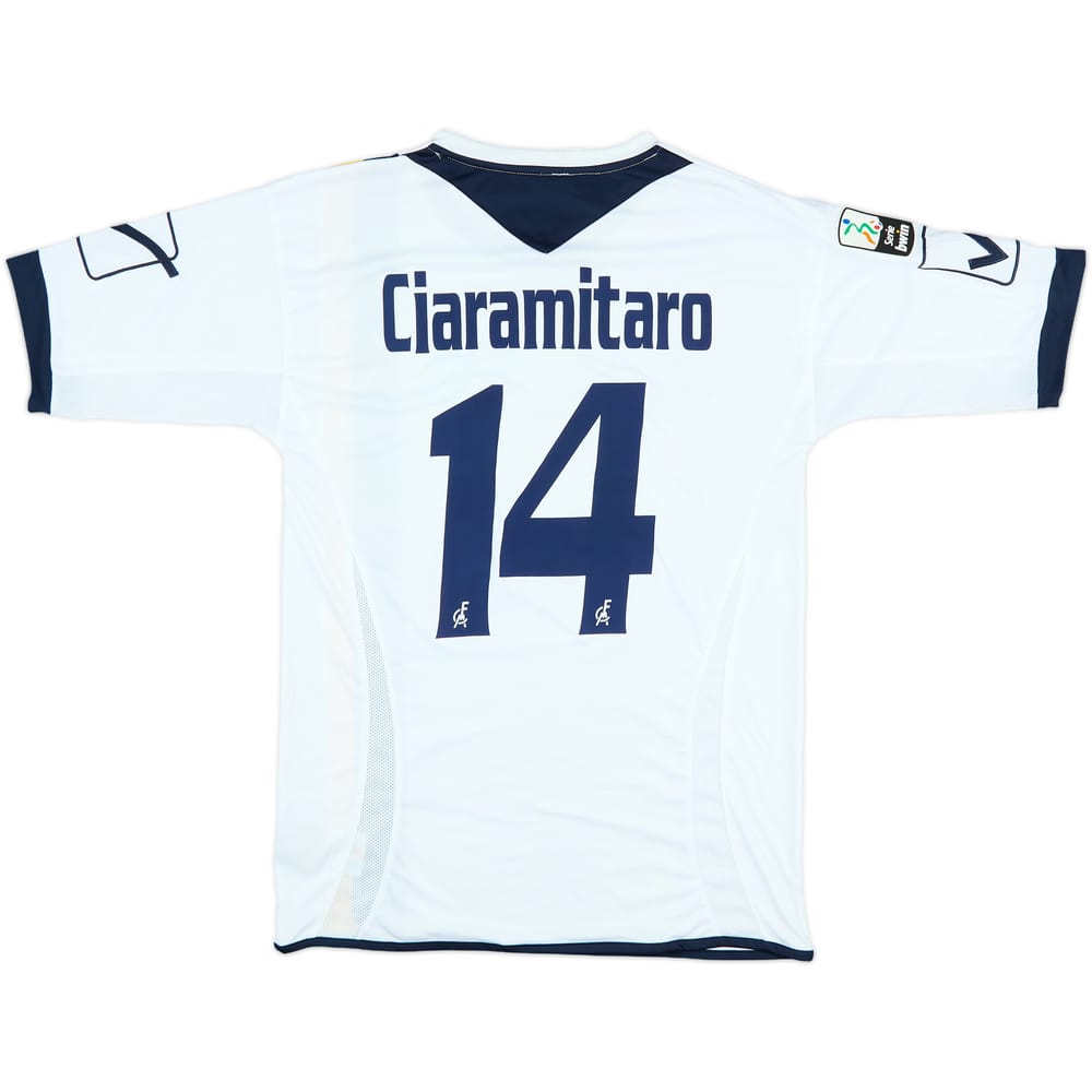 2011-12 Modena Match Issue Away Shirt Ciaramitaro #14