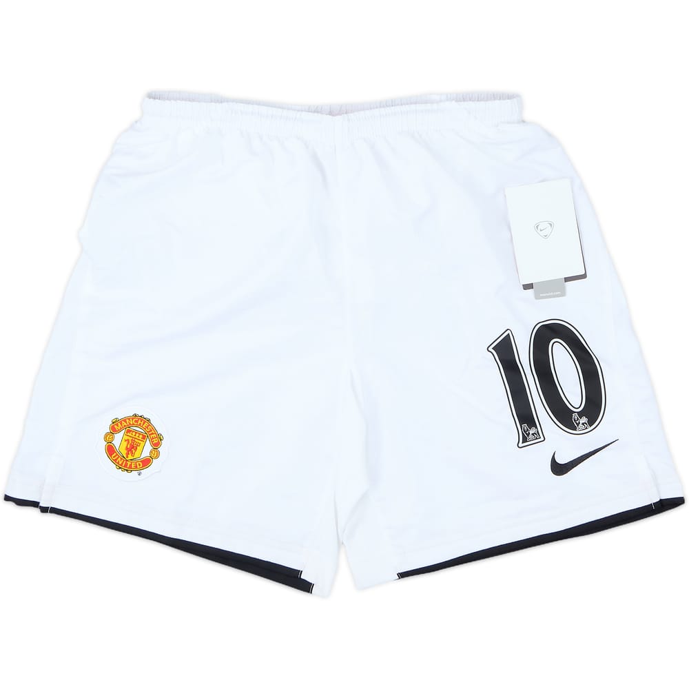 2007-09 Manchester United Home Shorts #10 (Rooney) (M.Boys)