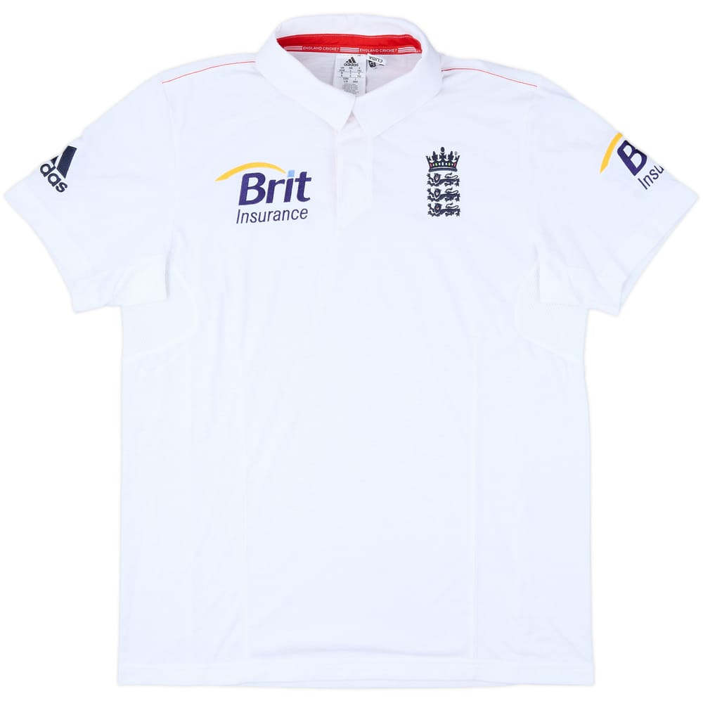 2010-11 England Cricket Home Shirt - 9/10 - (L/XL)