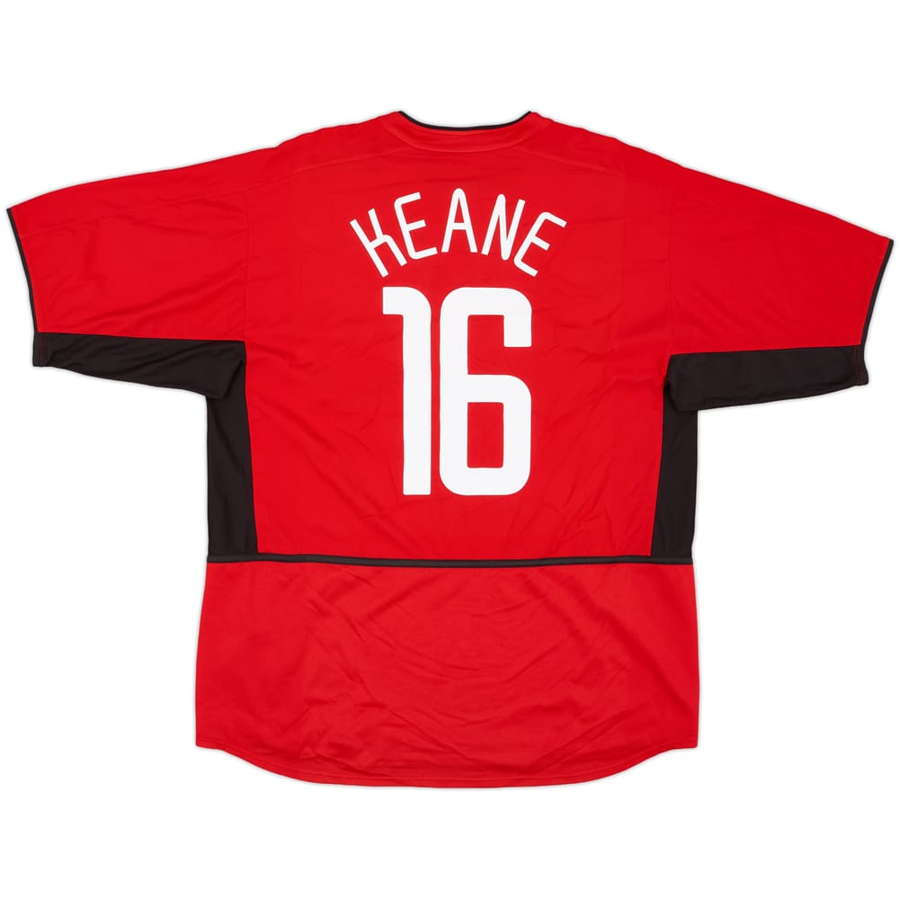 2002-04 Manchester United Home Shirt Keane #16 - 5/10 - (XL)