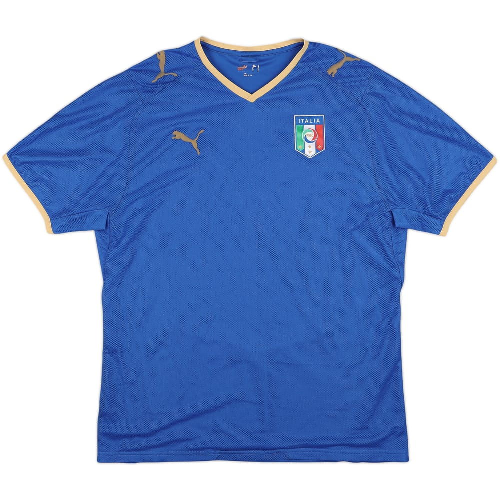 2007-08 Italy Home Shirt - 8/10 - (L)
