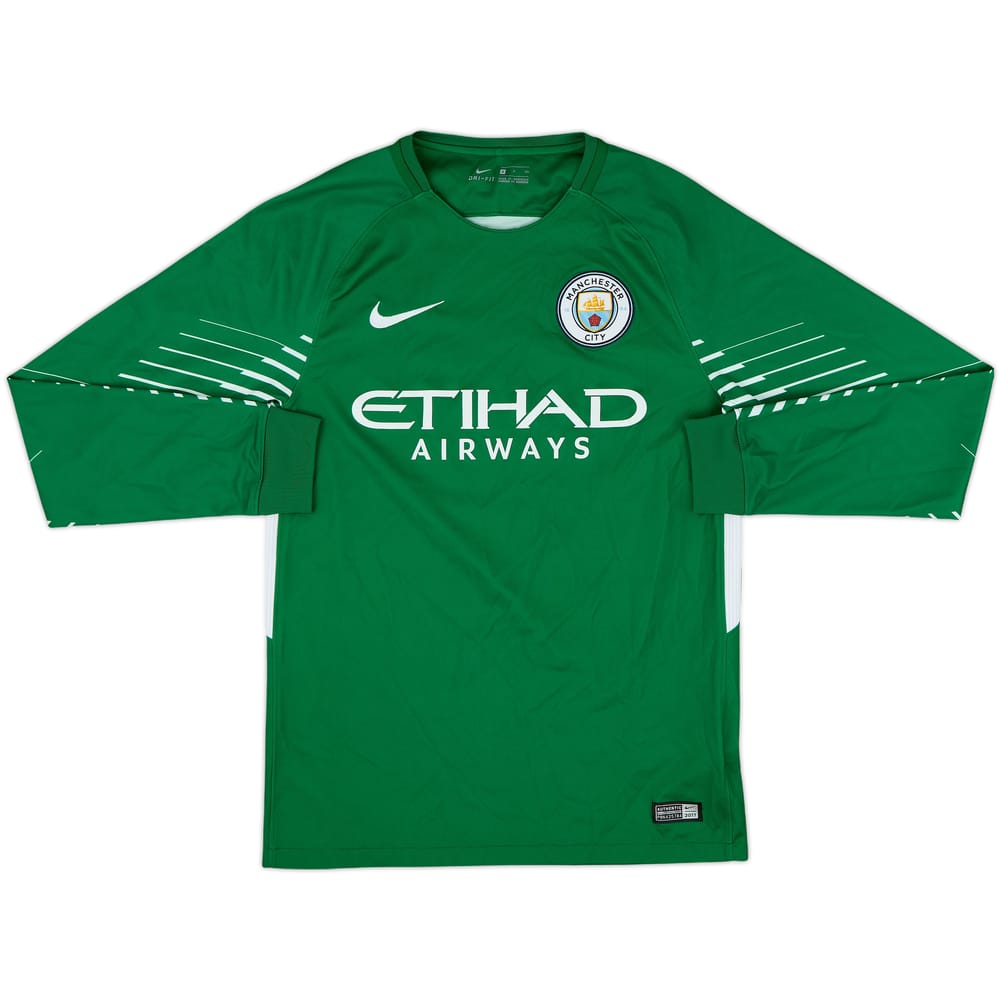 2017-18 Manchester City GK Shirt - 10/10 - (S)