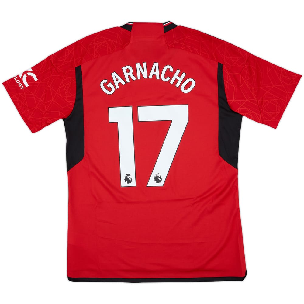 2023-24 Manchester United Home Shirt Garnacho #17 (L)