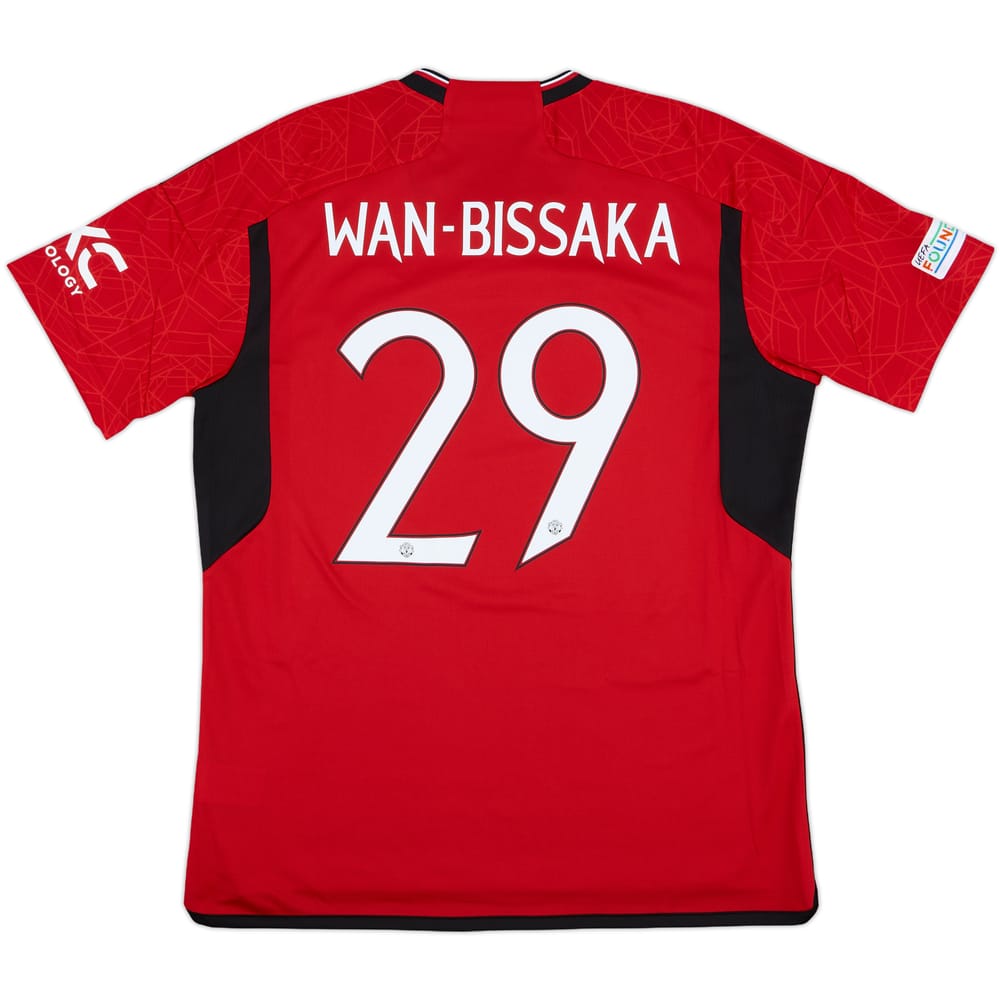 2023-24 Manchester United Home Shirt Wan-Bissaka #29 - 10/10 - (XL)
