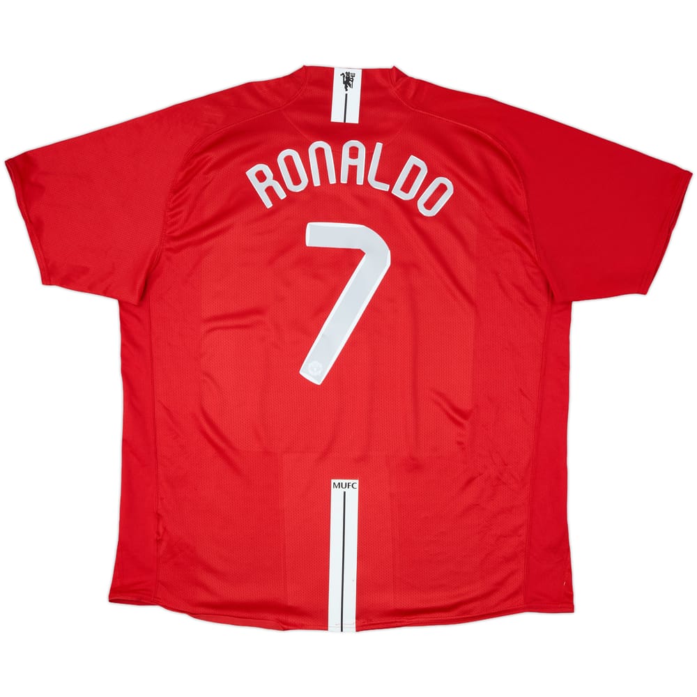 2007-09 Manchester United Home Shirt Ronaldo #7 - 8/10 - (3XL)