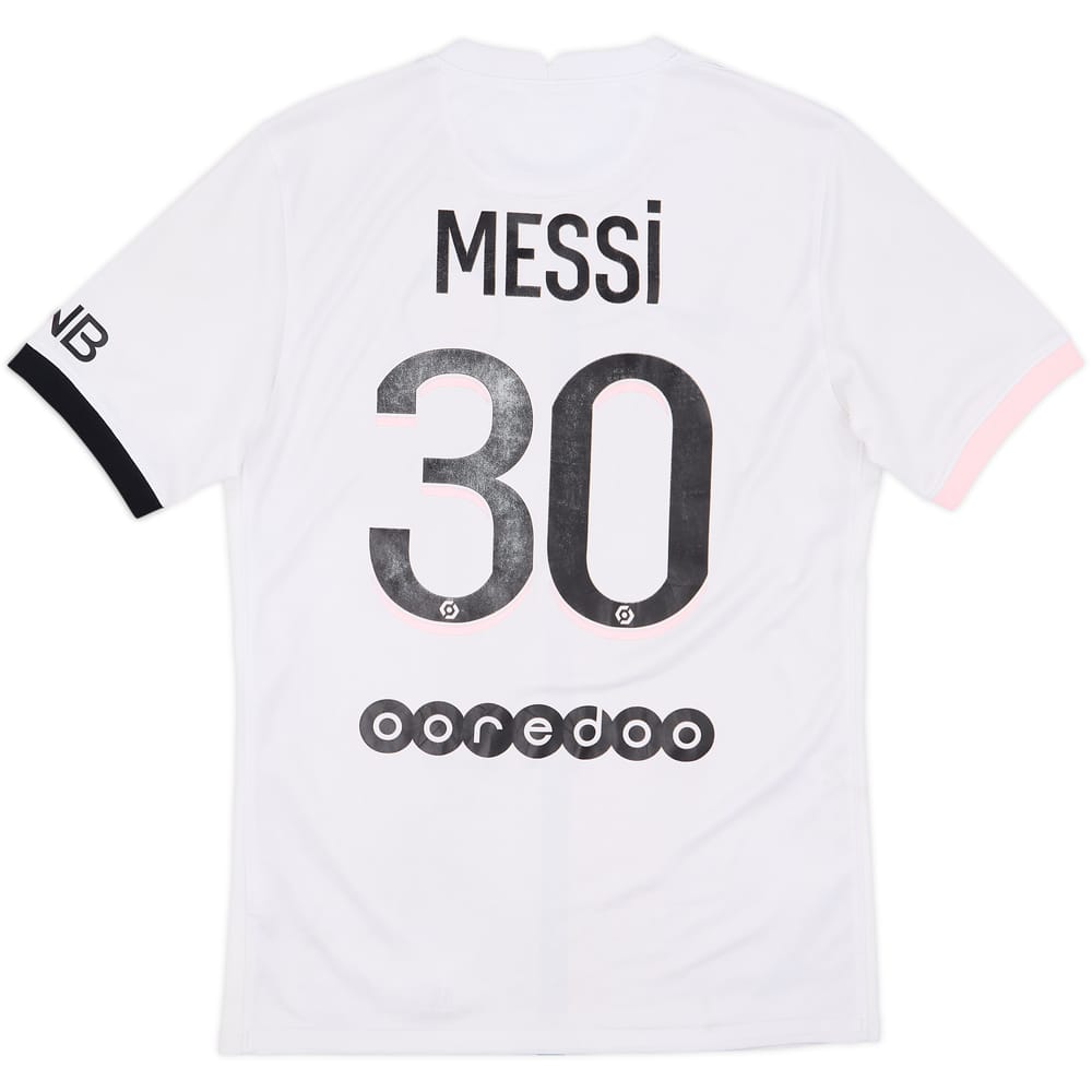 2021-22 Paris Saint-Germain Away Shirt Messi #30 - 4/10 - (S)