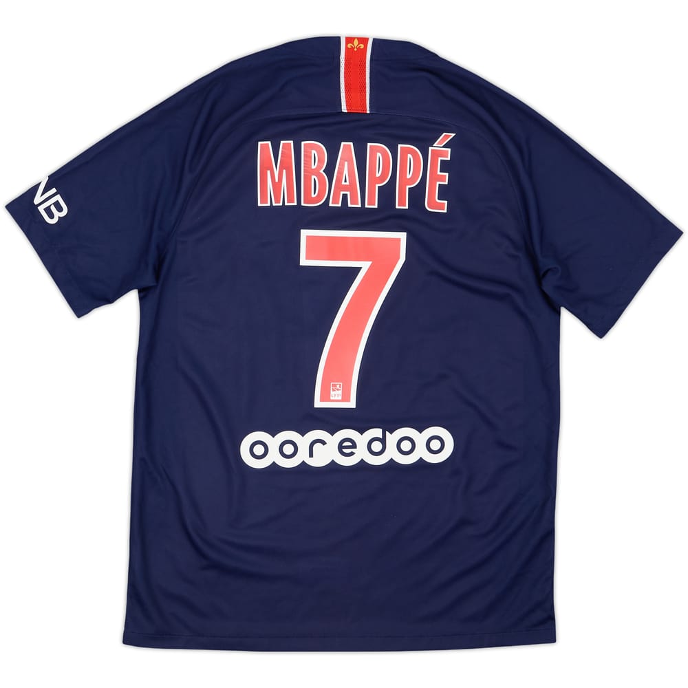 2018-19 Paris Saint-Germain Home Shirt Mbappe #7 - 10/10 - (M)