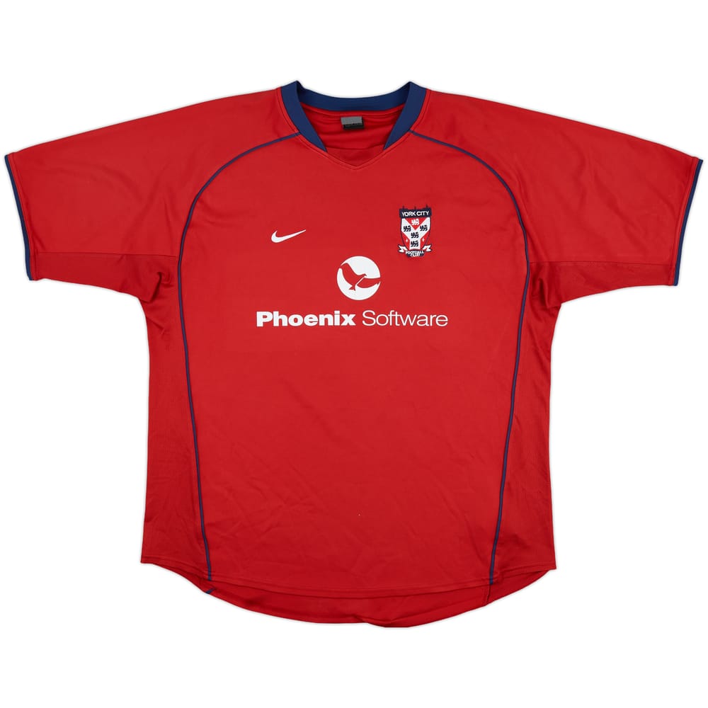 2003-04 York City Match Issue Home Shirt #17