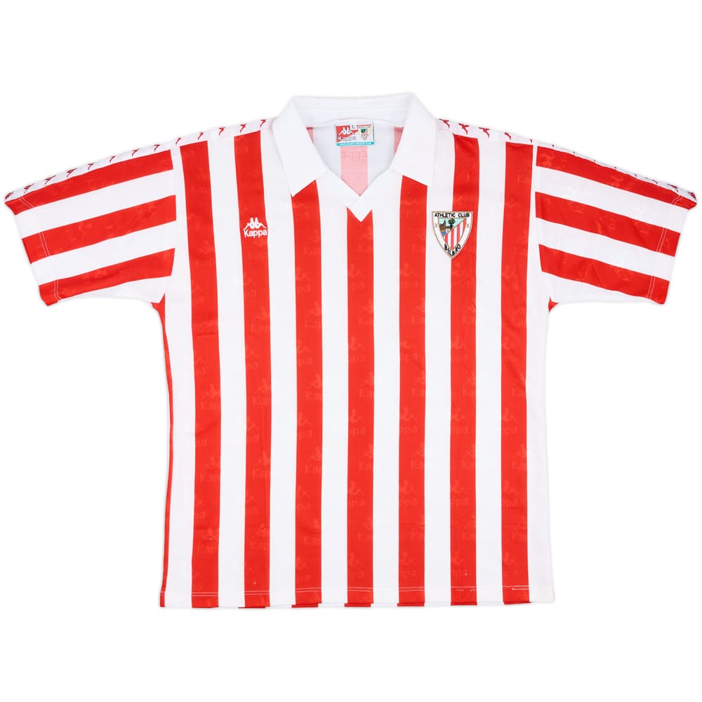1991-93 Athletic Bilbao Home Shirt - 8/10 - (L)